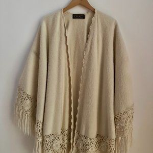 Vintage Mohair/Kashmir Wool Shawl